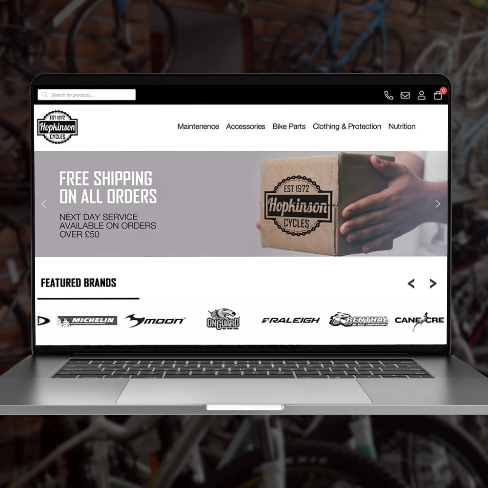 You own your e-commerce website