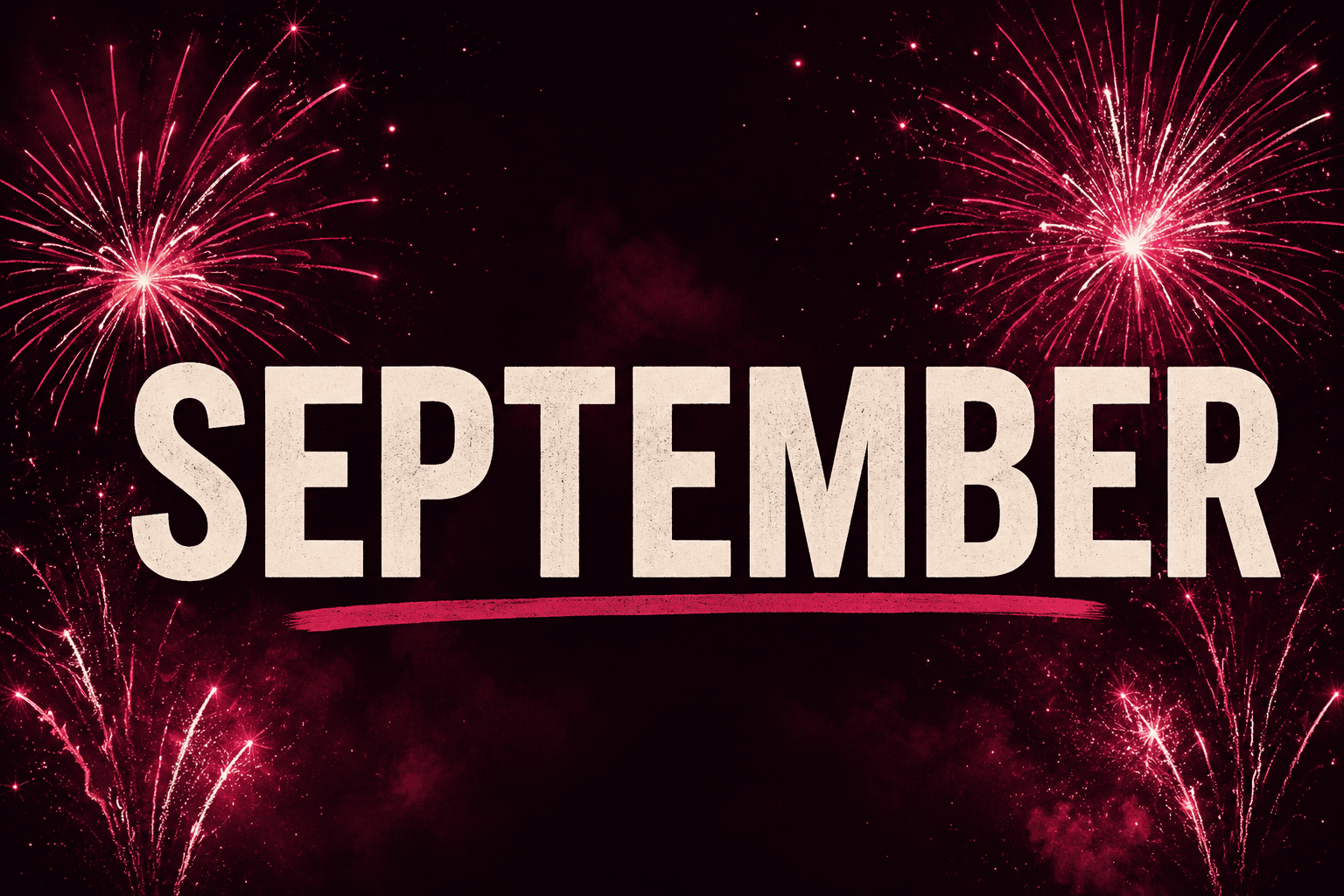 September feels a bit like New Year to us